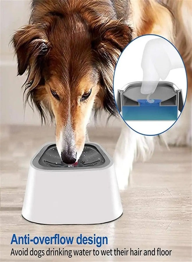 Aakarit Plastic Dog Water Bowl Non Spill Pet with Filter, Slow Feeder Vehicle Carried Splash Free for Cats, Floating Disk | Multicolor - Image 2